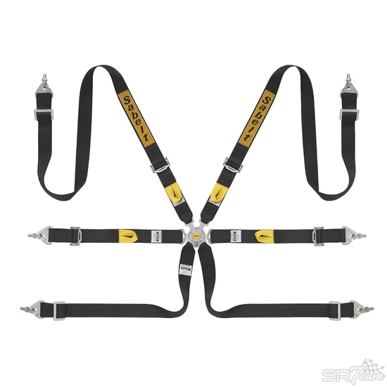 Sabelt acél 6 pontos öv 2"